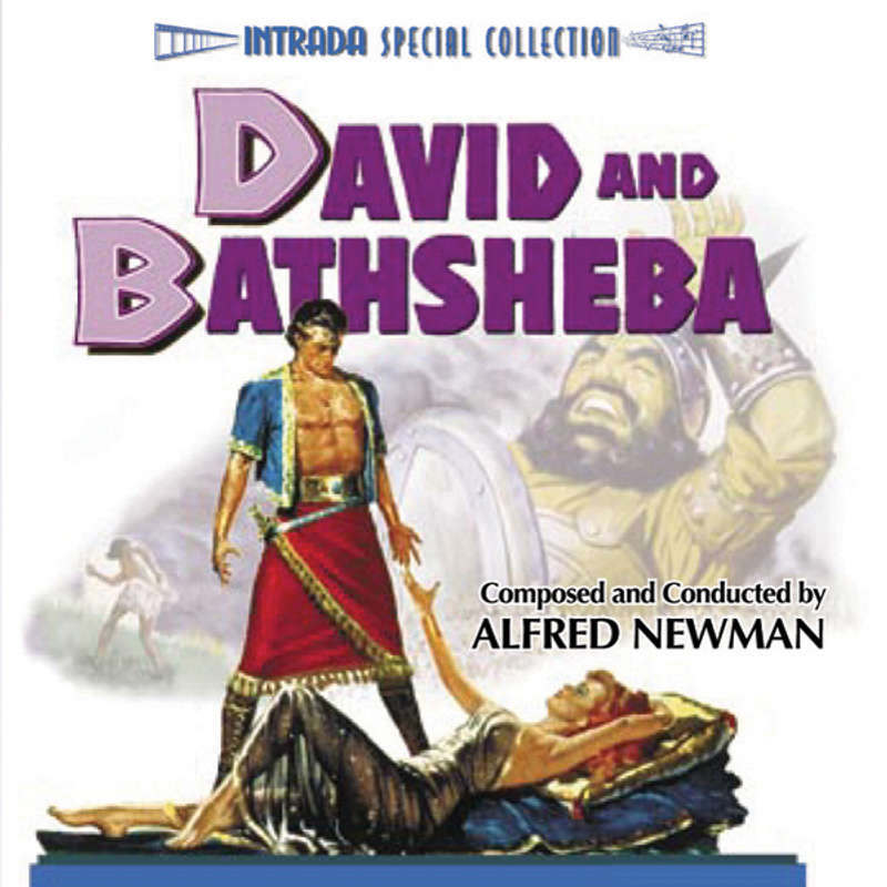 Album cover for David and Bathsheba by Alfred Newman - Intrada 2005