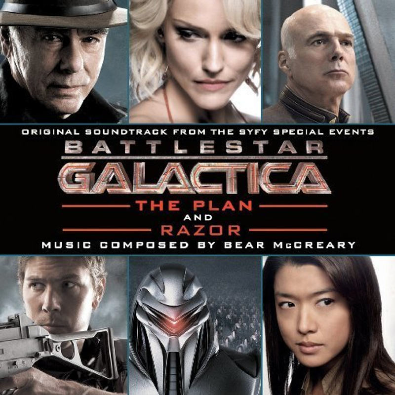 Cover art for Battlestar Galactica: The Plan / Razor