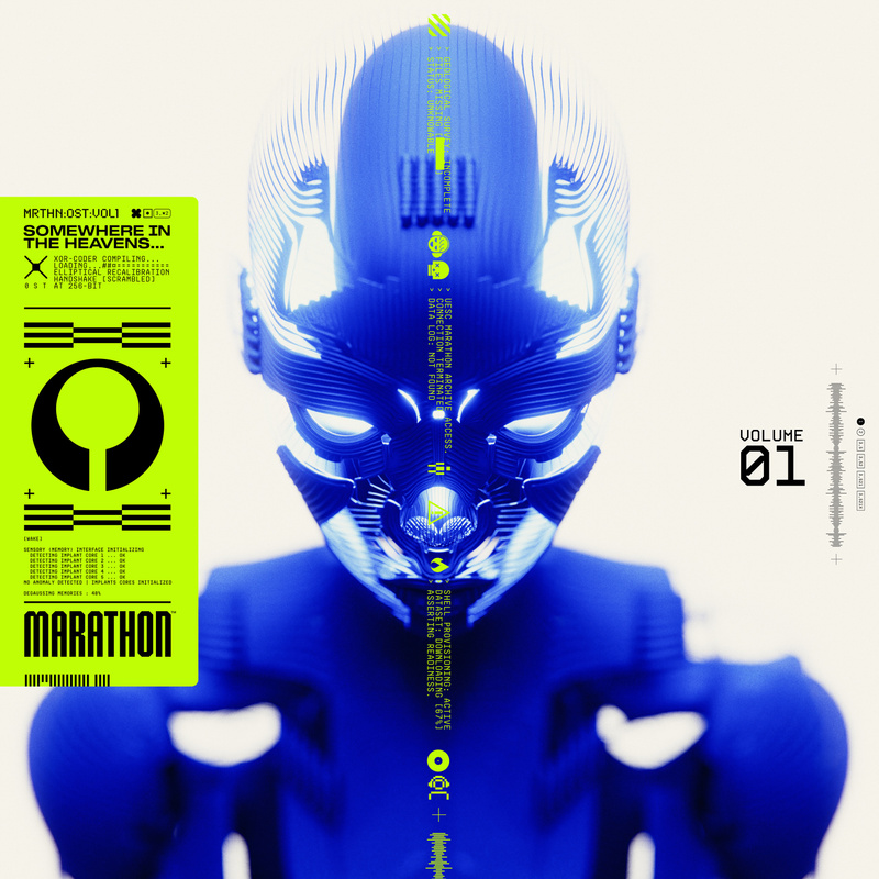 Album cover for Marathon, Vol. I: Somewhere in the Heavens (Original Game Soundtrack) by Son Lux - Milan Records 2026