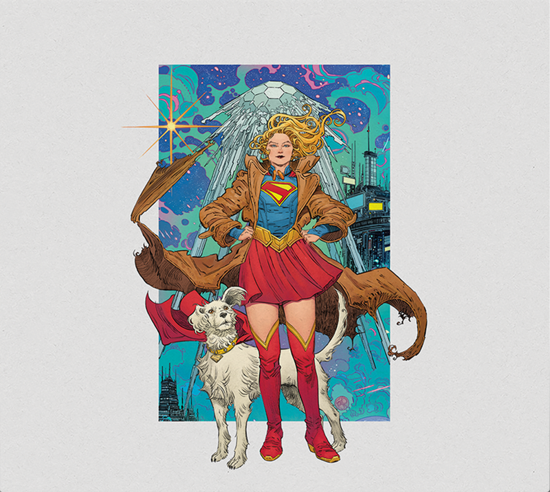Album cover for Claudia Sarne: Supergirl (Original Motion Picture Soundtrack) by Claudia Sarne - Made by Mutant 2026
