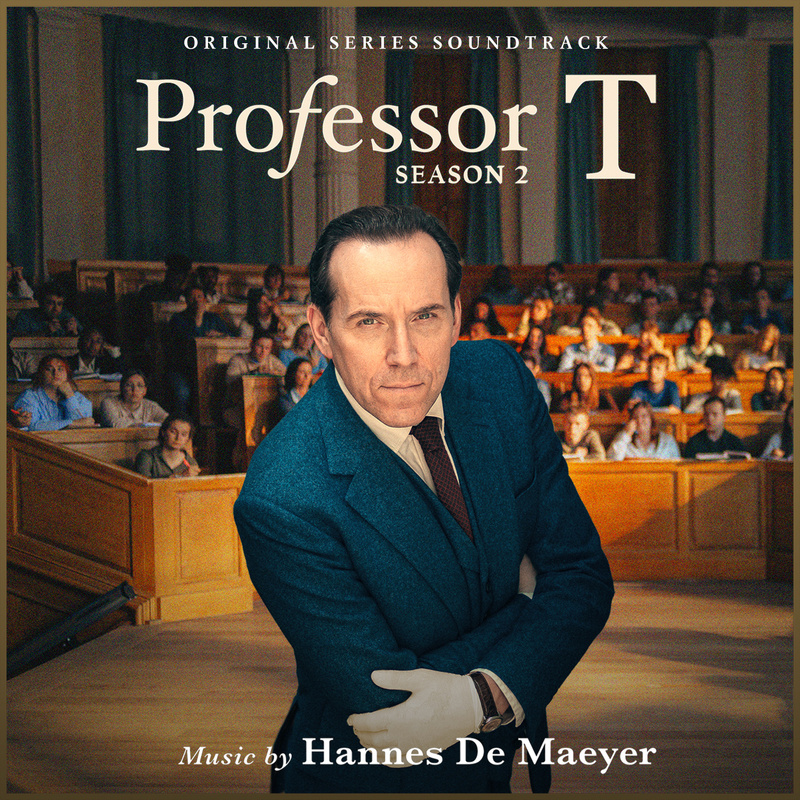 Album cover for Professor T Season 2 (Original Series Soundtrack) by Hannes de Maeyer - Milan Records 2023