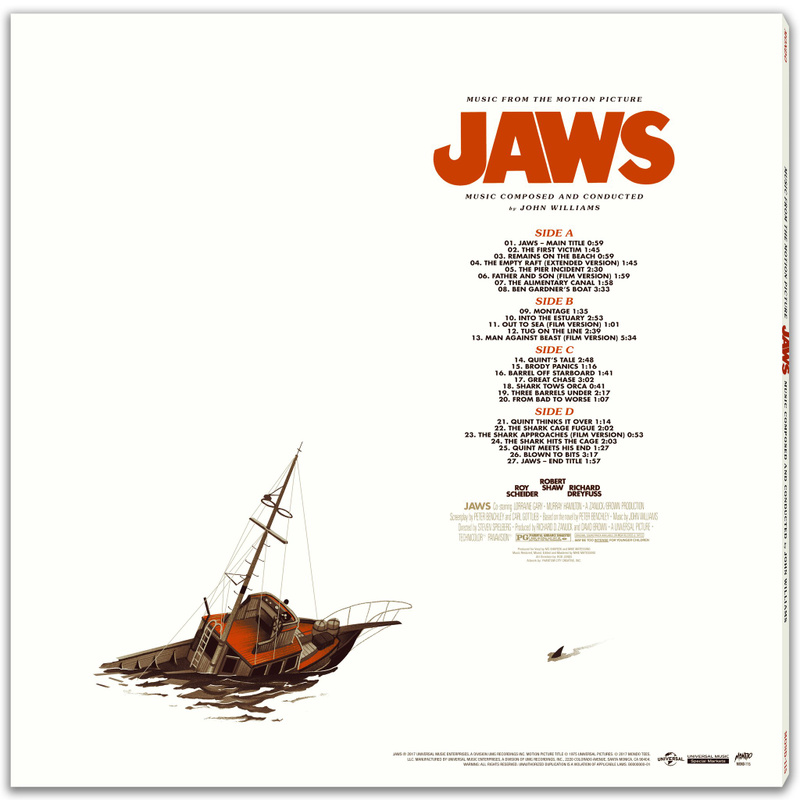 Jaws (Music From The Motion Picture) album cover