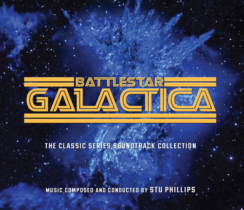 Album cover for Stu Phillips: Battlestar Galactica (The Classic Series Soundtrack Collection) by Stu Phillips - Intrada 2029