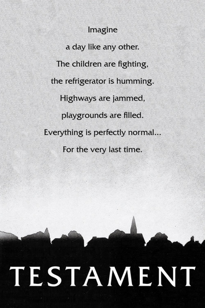 Poster for Testament (1983)