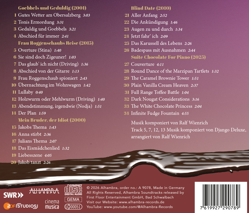 Album cover for Bitter Sweet - Music For Dark Comedies by Ralf Wienrich - Alhambra Records 2026