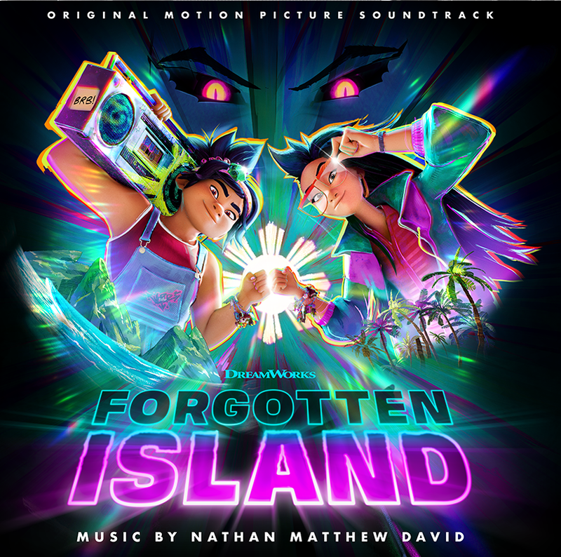 Album cover for Forgotten Island (Original Motion Picture Soundtrack) by Nathan Matthew David - Made by Mutant 2026