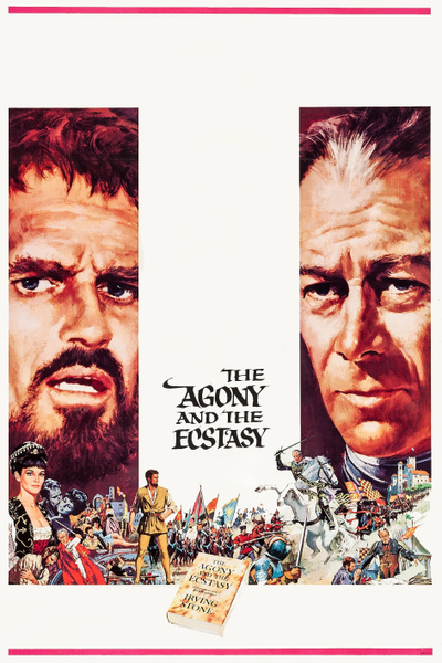 Poster for The Agony and the Ecstasy (1965)