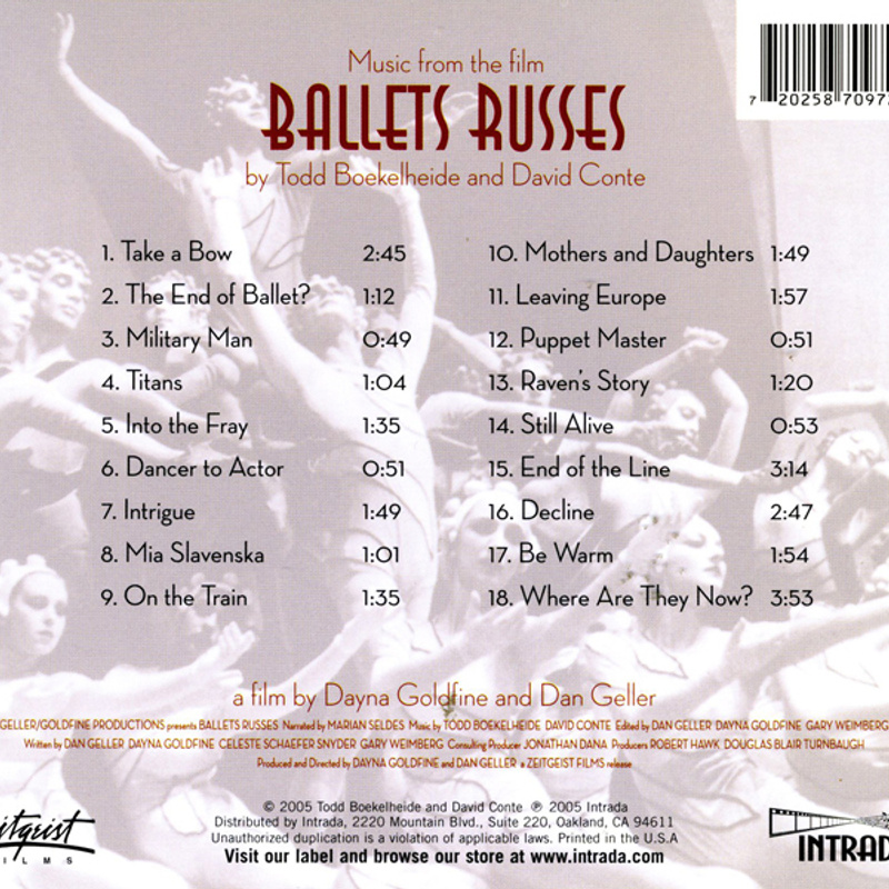 Ballets russes album cover