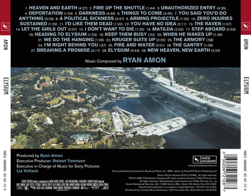 Elysium (Original Motion Picture Soundtrack) album cover