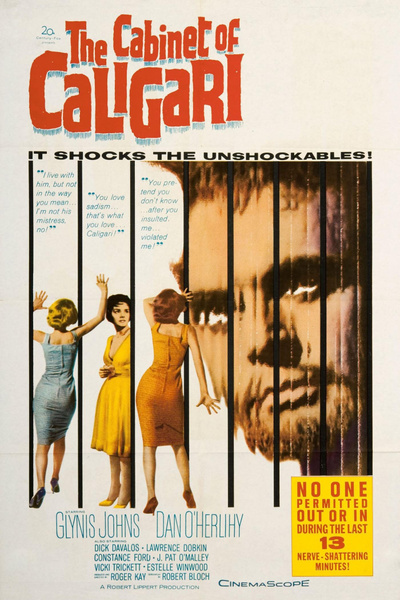 Poster for The Cabinet of Caligari (1962)