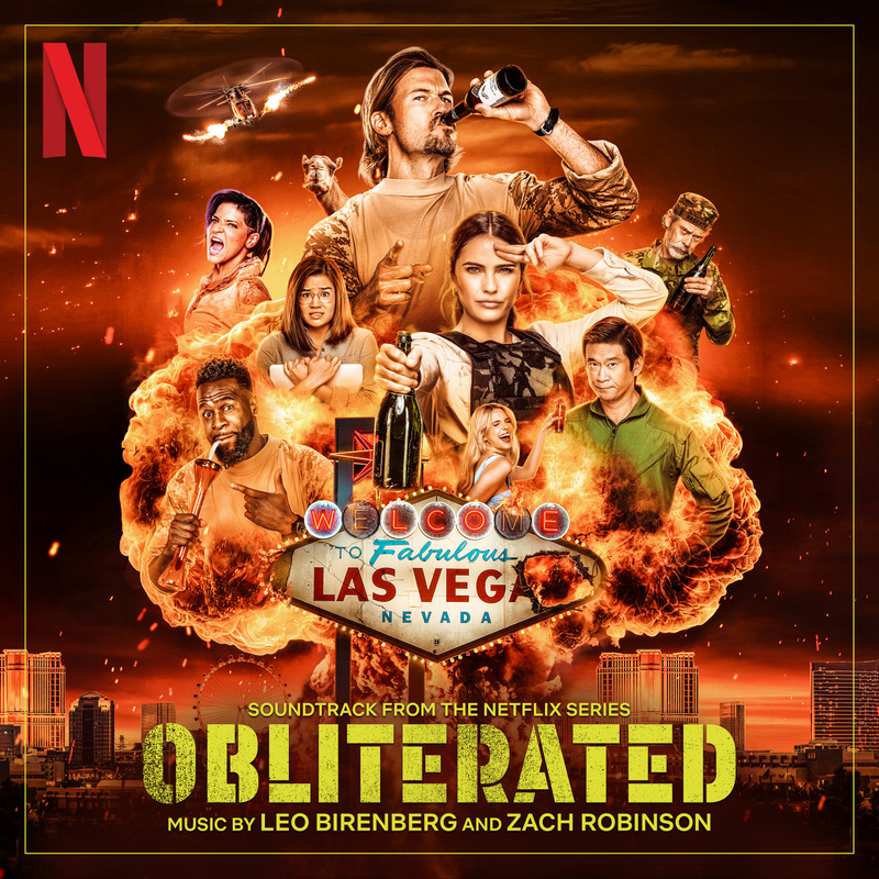 Album cover for Obliterated (Soundtrack from the Netflix Series) by Leo Birenberg and Zach Robinson - Milan Records 2023