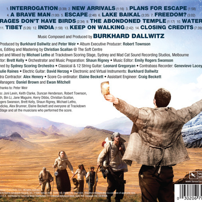 The Way Back (Original Motion Picture Soundtrack) album cover