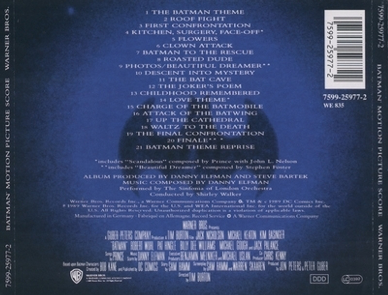 Batman album cover