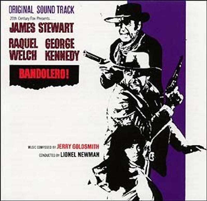 Album cover for Jerry Goldsmith: Bandolero! (Original Sound Track) by Jerry Goldsmith - Intrada 1993