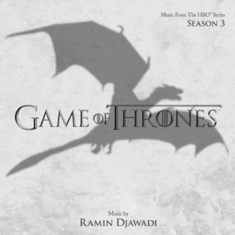 Cover art for Game of Thrones: Season 3 (Music From the HBO Series) (Stark Blood Red Splattered Vinyl)