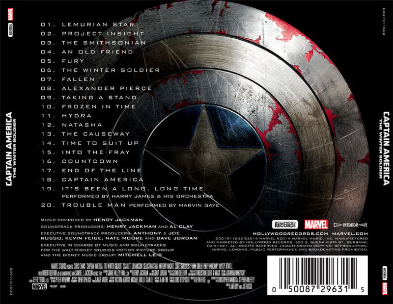 Captain America: The Winter Soldier (Original Motion Picture Soundtrack) album cover