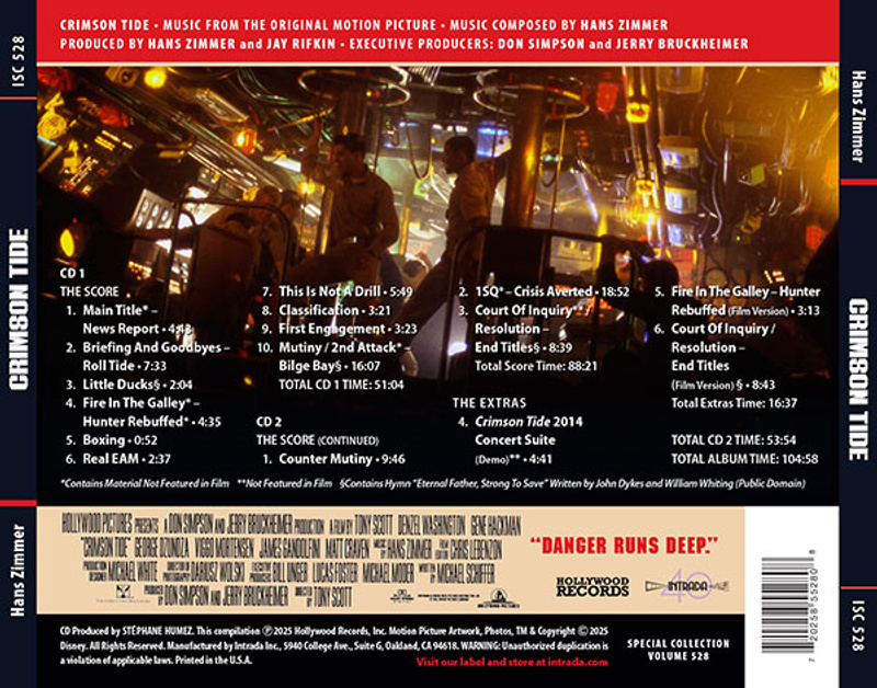 Crimson Tide (Music From the Original Motion Picture) album cover