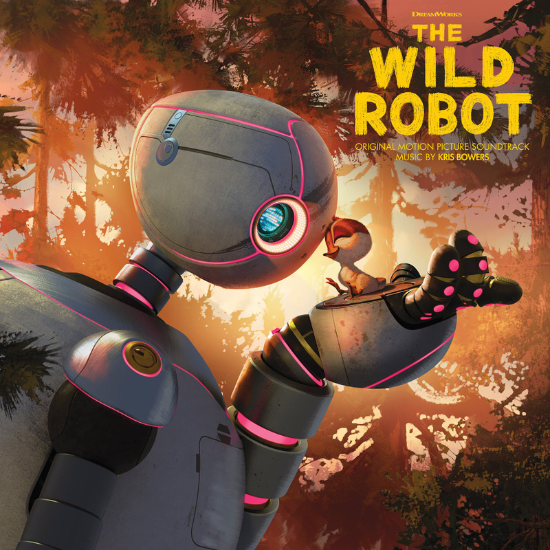Album cover for The Wild Robot (Original Motion Picture Soundtrack) ("Roz" Hand Poured Colored Vinyl) by Kris Bowers - Waxwo…