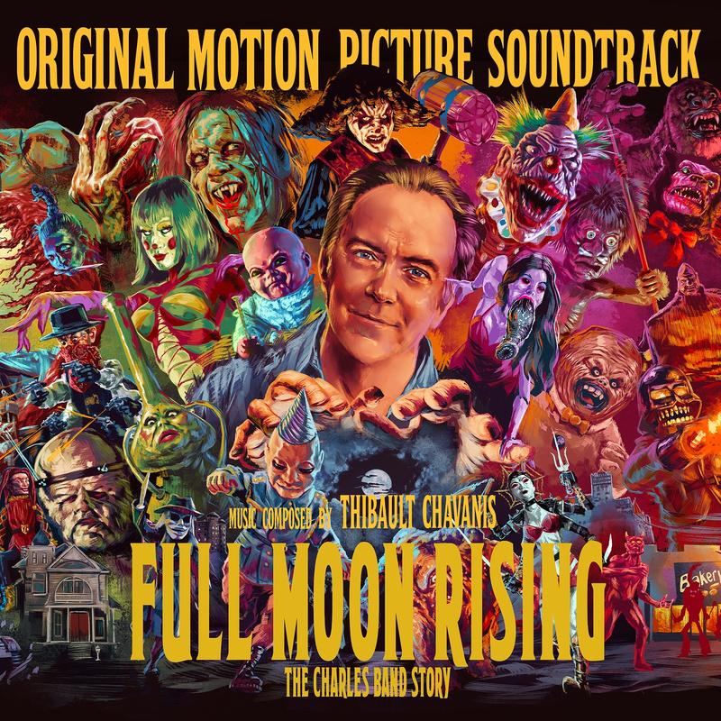 Album cover for Thibault Chavanis: Full Moon Rising the Charles Band Story (Original Motion Picture Soundtrack) by Thibault …
