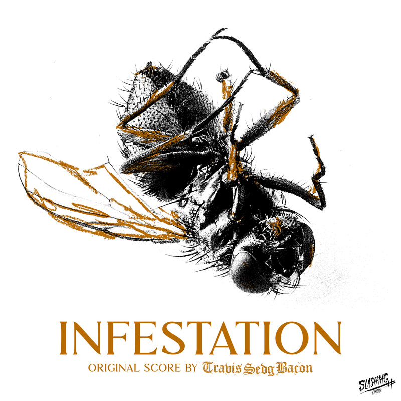 Album cover for Travis Sedg Bacon: Infestation (Original Score) by Travis Sedg Bacon - Svart Sounds 2026
