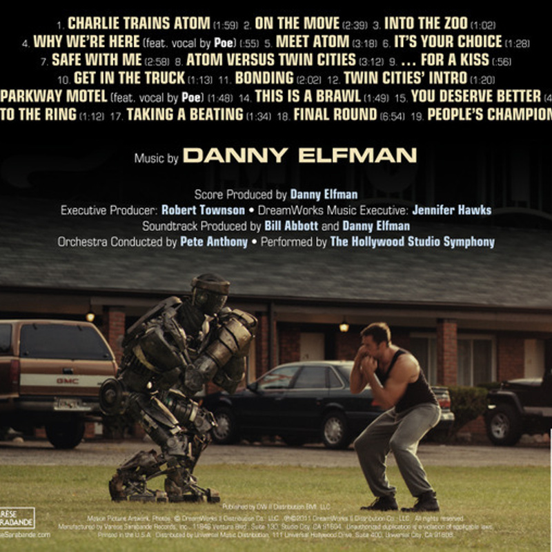 Real Steel (Original Motion Picture Score) album cover