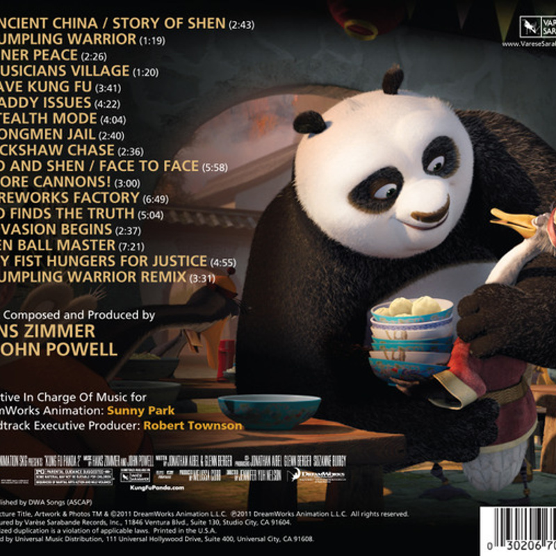 Kung Fu Panda 2 (Music From the Motion Picture) album cover