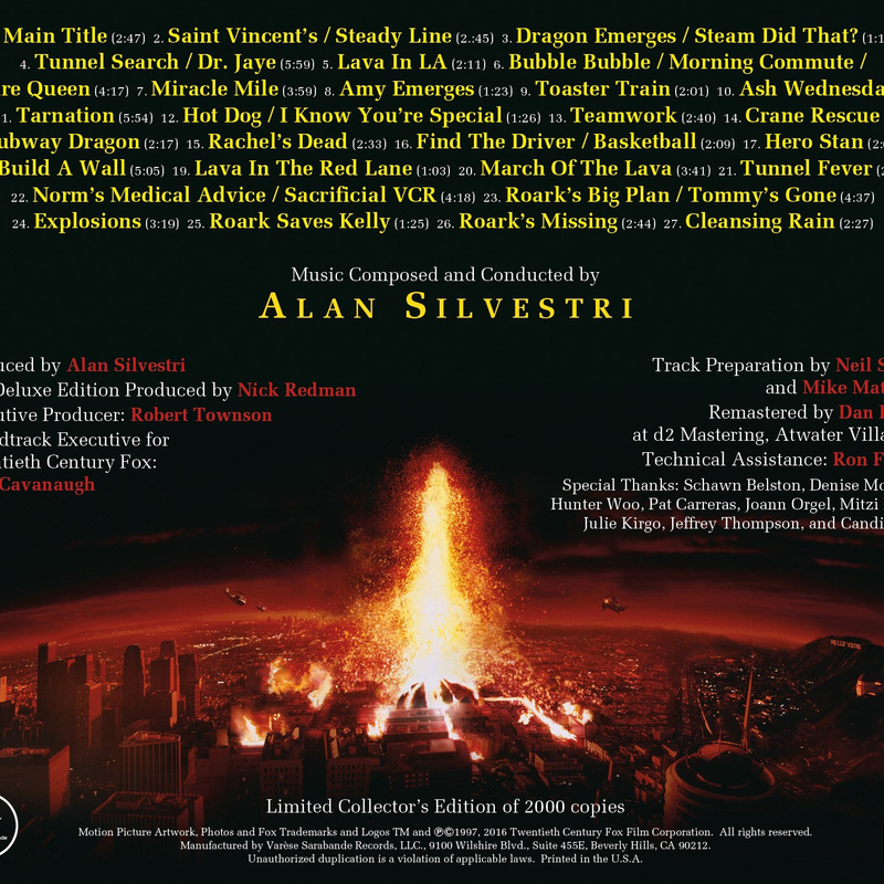 Volcano: The Deluxe Edition (Original Motion Picture Soundtrack) album cover