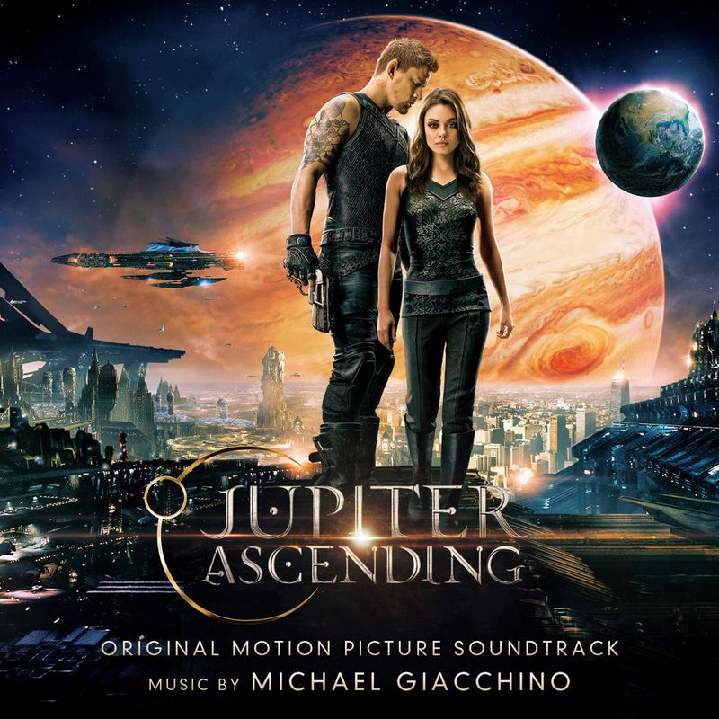 Cover art for Jupiter Ascending (Original Motion Picture Soundtrack) (Yellow & Black Marbled Vinyl)