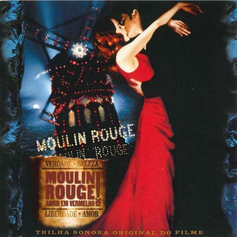 Album cover for Moulin Rouge (Trilha Sonora Original do Filme) by Various Artists - Interscope Records 2001