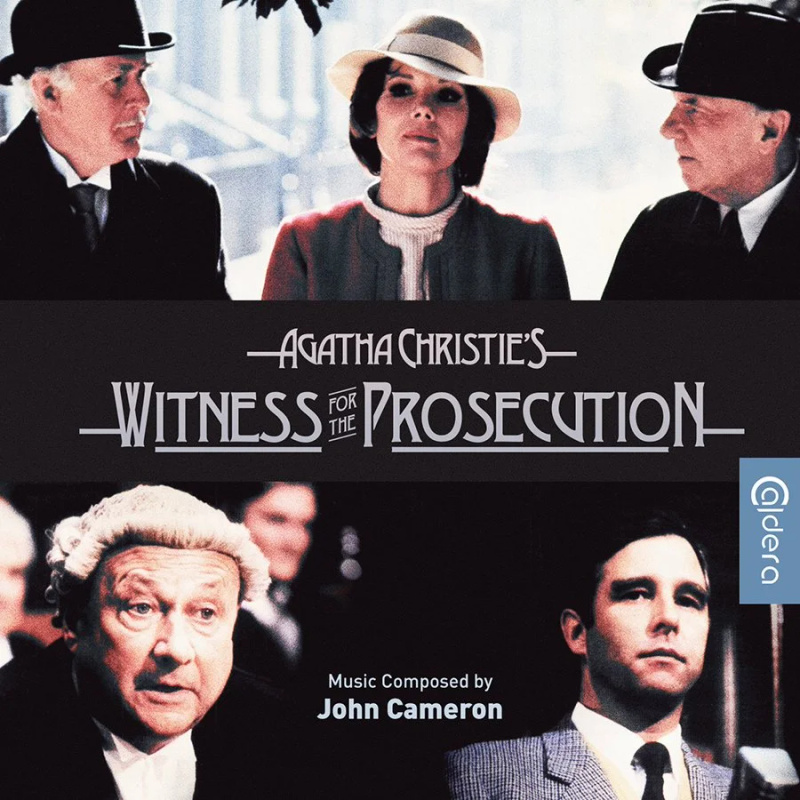 Album cover for Witness for the Prosecution (Original Television Soundtrack) by John Cameron - Caldera Records 2026