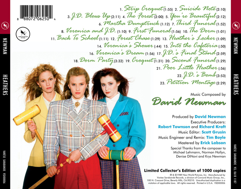 Heathers (Original Motion Picture Soundtrack) album cover