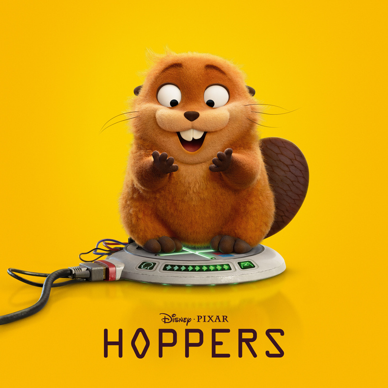 Album cover for Hoppers (Original Motion Picture Soundtrack) by Mark Mothersbaugh - Walt Disney Records 2026