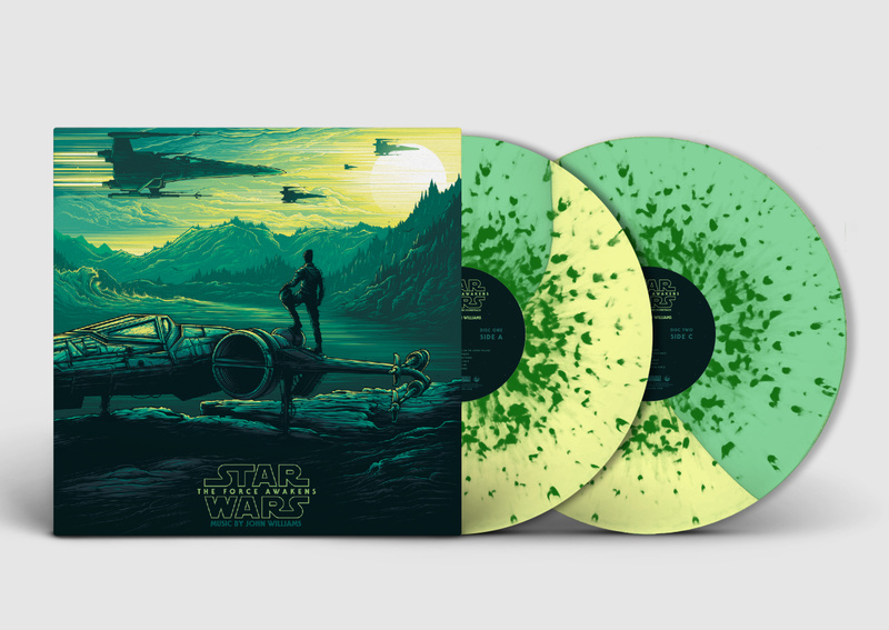 Cover art for Star Wars: The Force Awakens - Collector's Edition (Original Motion Picture Soundtrack) (Poe (Yellow / Green Half & Half) Variant)