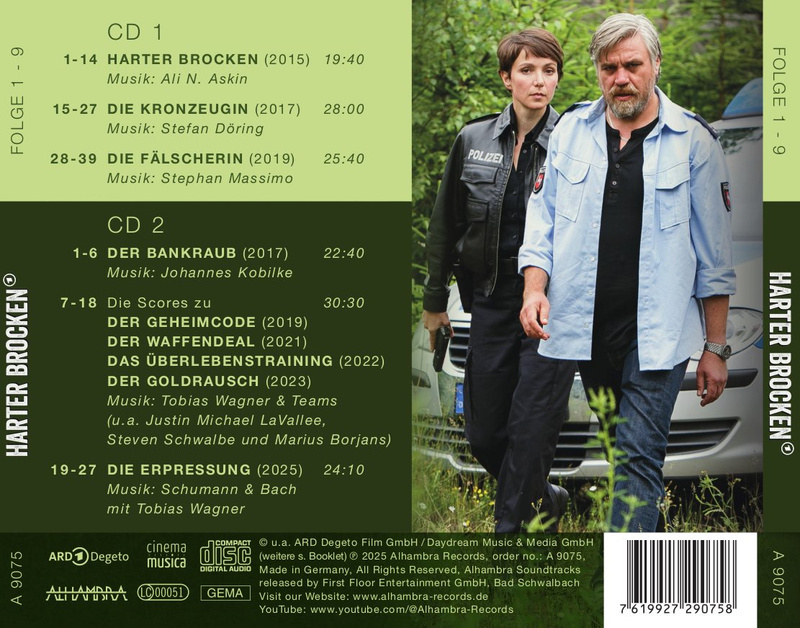 Album cover for Harter Brocken (Die Original-Musik aus Folge 1 – 9) by Ali N. Askin, Stephan Massimo and others - Alhambra R…