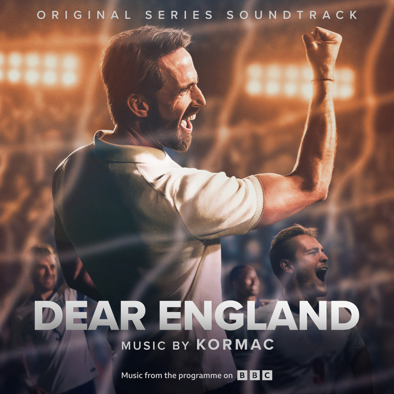 Album cover for Dear England (Original Series Soundtrack) by Kormac - Milan Records 2026