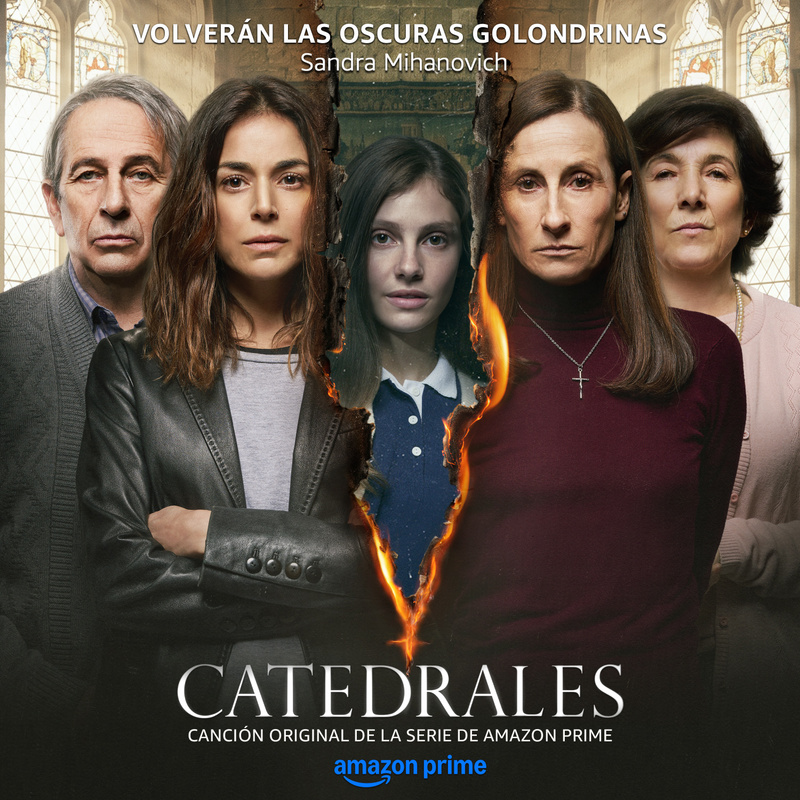 Album cover for Volverán Las Oscuras Golondrinas (Canción Original de la Serie de Amazon Prime) by Sandra Mihanovich - Amazo…