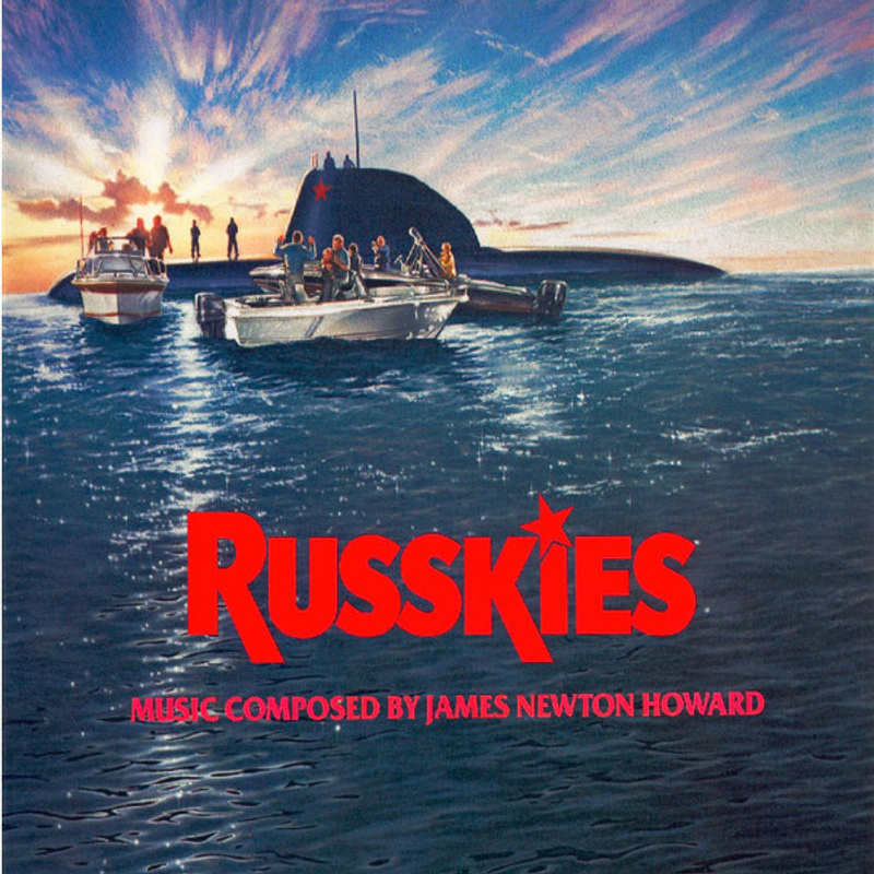 Album cover for Russkies (Original Motion Picture Soundtrack) by James Newton Howard - Varèse Sarabande 1987