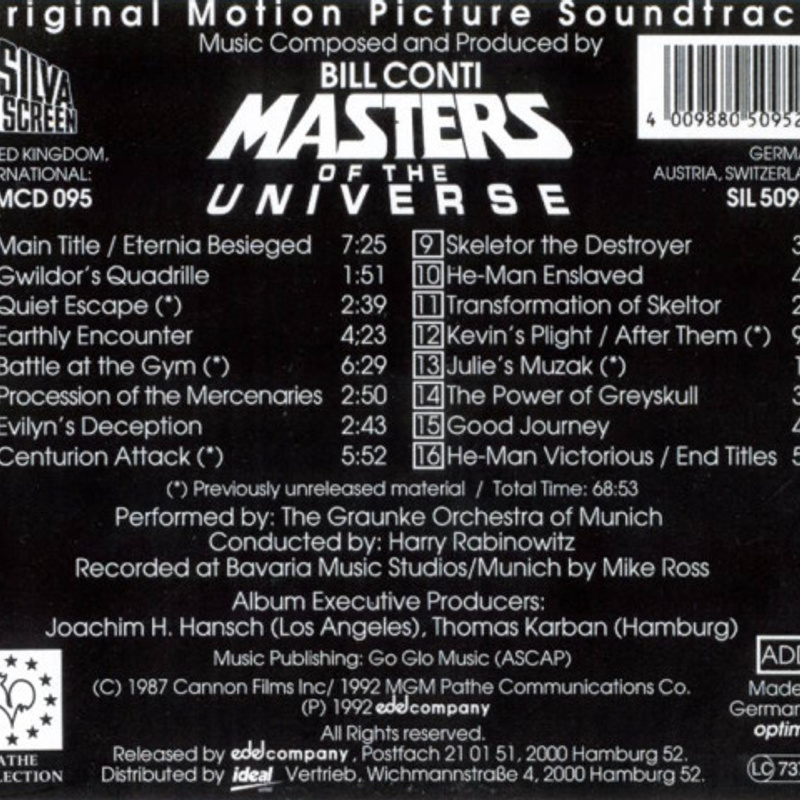 Masters of the Universe album cover