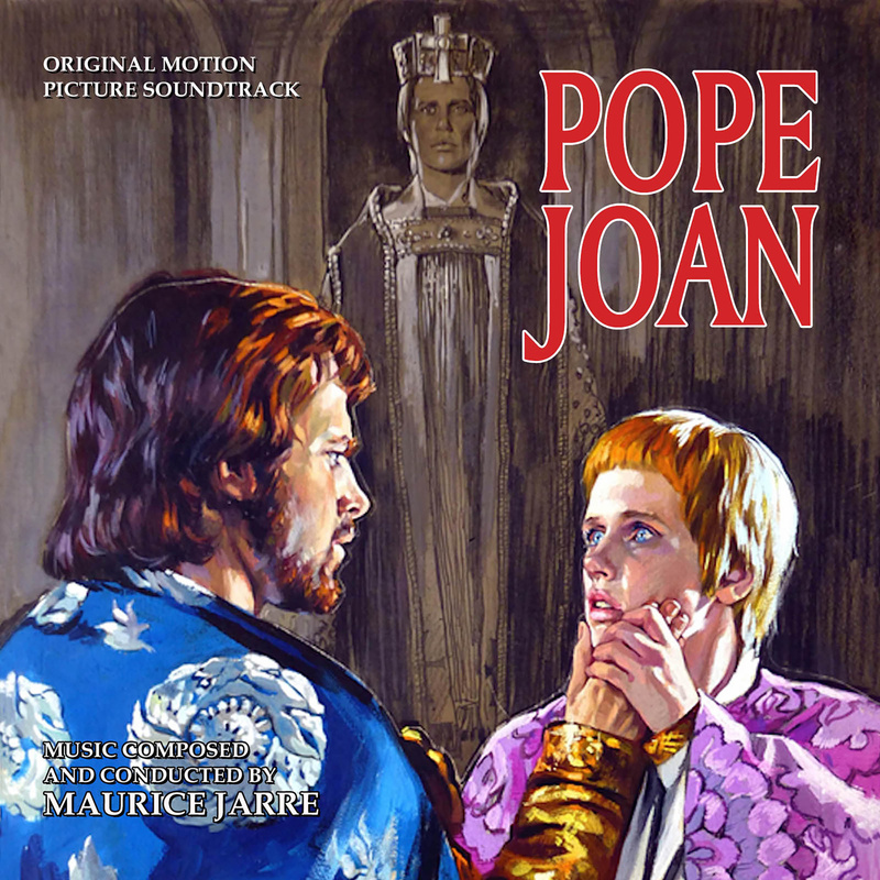 Album cover for Pope Joan (Original Motion Picture Soundtrack) by Maurice Jarre - Dragon's Domain Records 2026