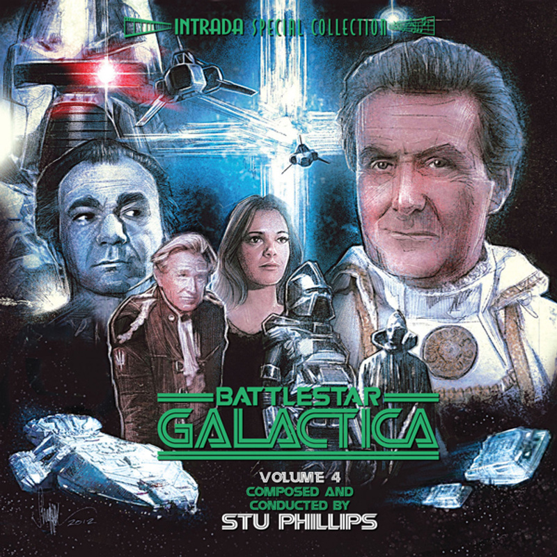 Cover art for Battlestar Galactica - Volume 4