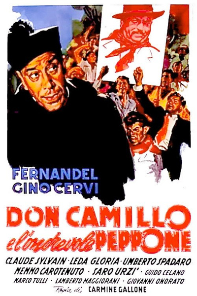 Poster for Don Camillo e l'on. Peppone (1955)