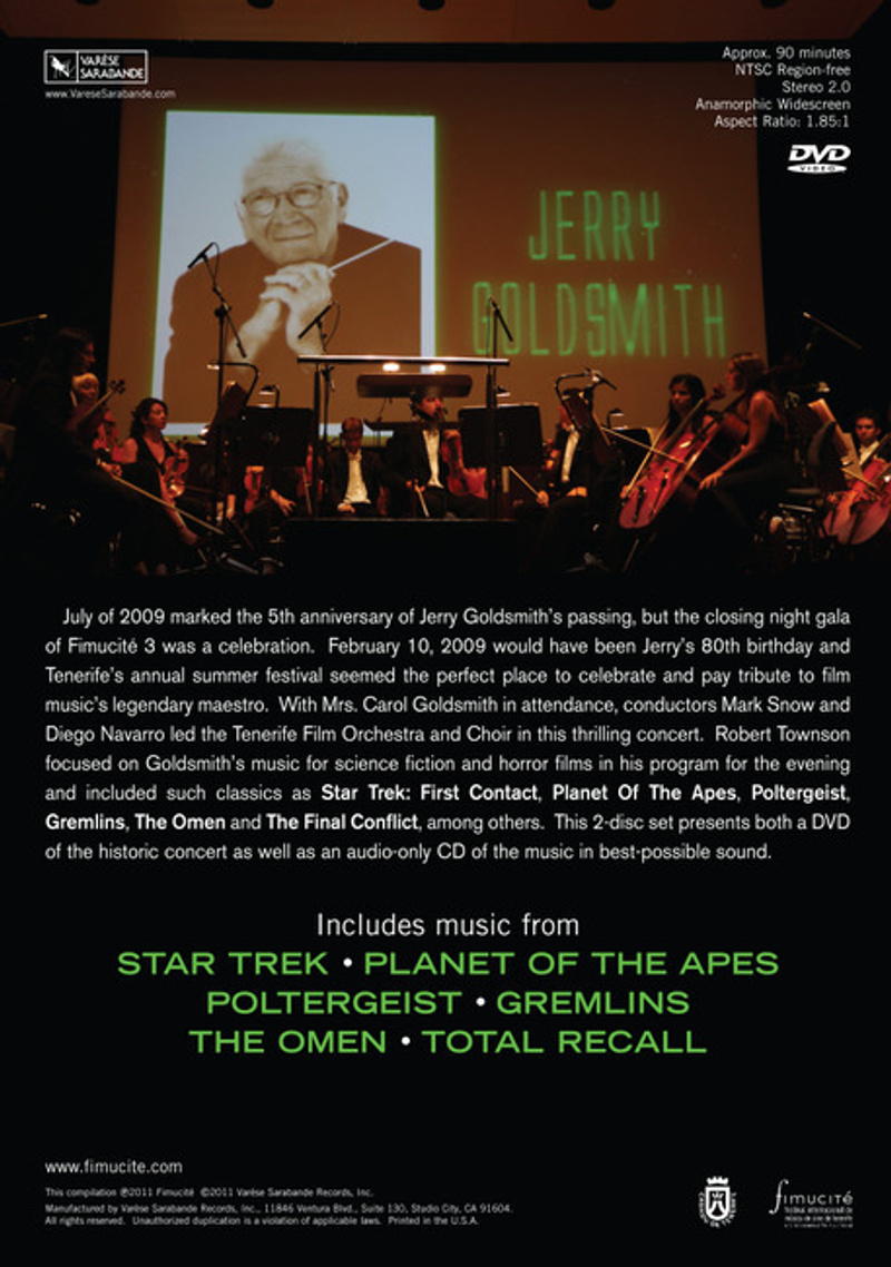 Jerry Goldsmith 80th Birthday Tribute Concert - Fimucité 3 album cover