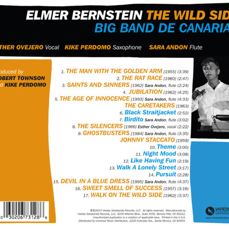 Elmer Bernstein: The Wild Side album cover