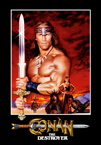 Poster for Conan the Destroyer (1984)