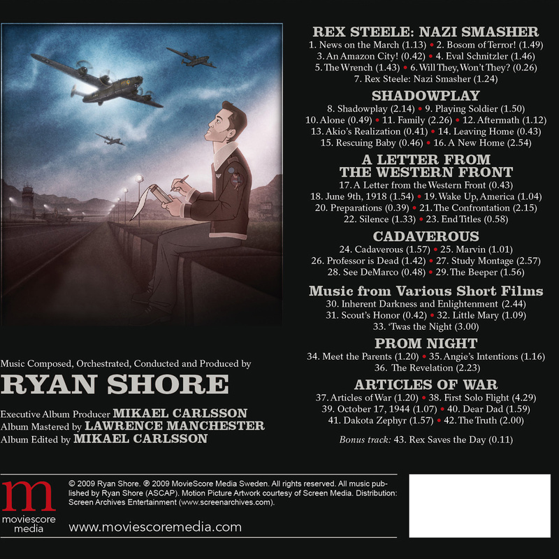 Rex Steele: Nazi Smasher and Other Short Film Scores by Ryan Shore album cover