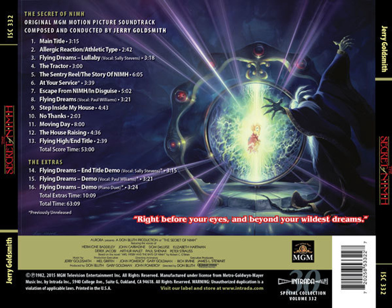 The Secret of NIMH album cover