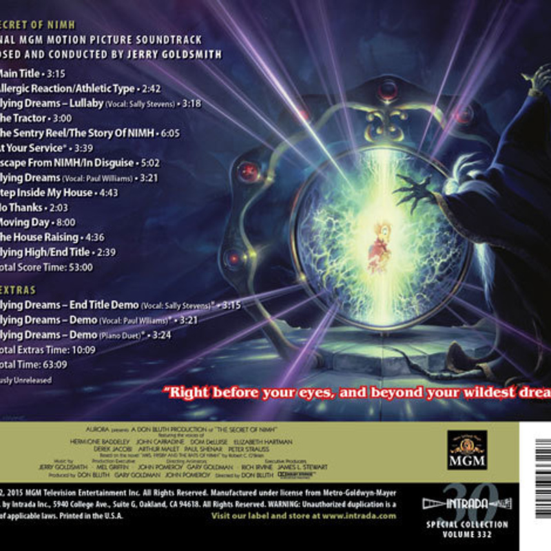 The Secret of NIMH album cover