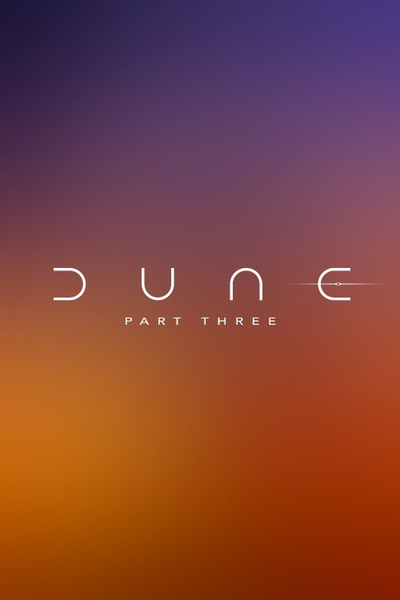 Dune: Part Three poster