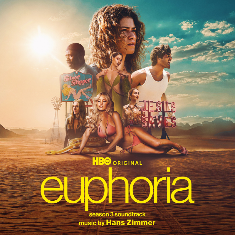 Album cover for Hans Zimmer: Euphoria: Season 3 (HBO Original Series Soundtrack) by Hans Zimmer - Milan Records 2026