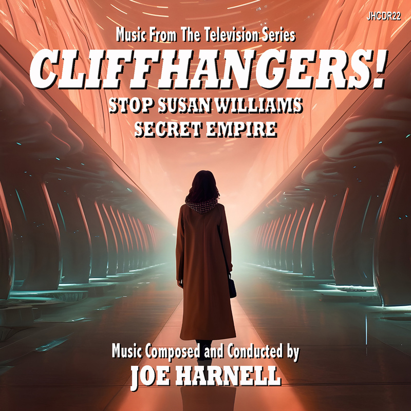 Album cover for Cliffhangers! (Music From the Television Series) by Joe Harnell - Five Jays Music 2024